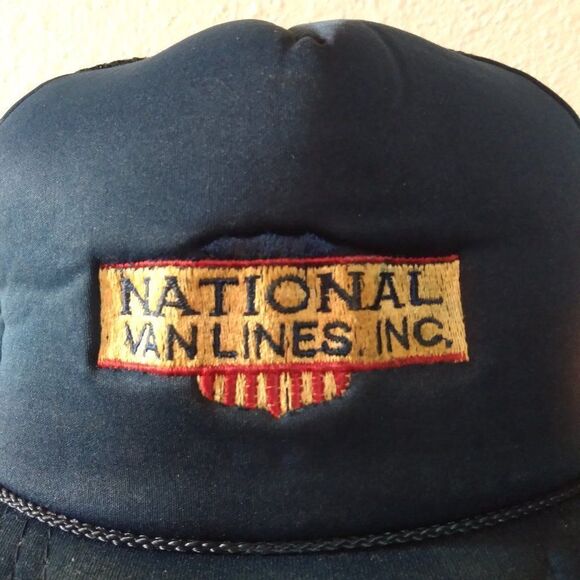 Vintage National Van Lines Rope Snap Back Trucker Hat - Picture 2 of 9